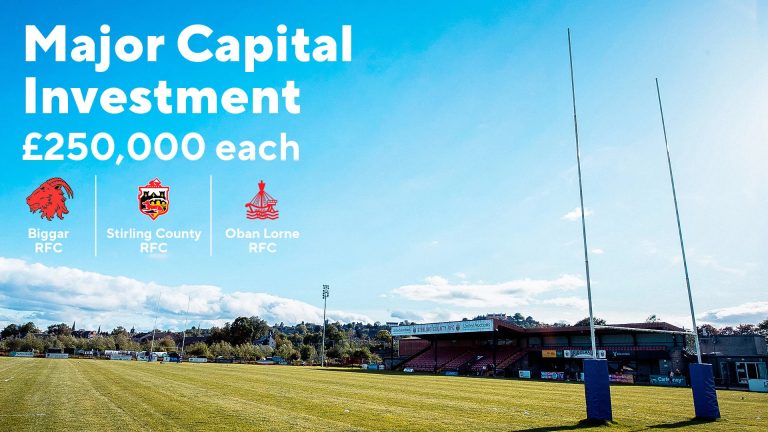 Scottish Rugby Invests Significant Six-Figure Sum In Three Community Clubs